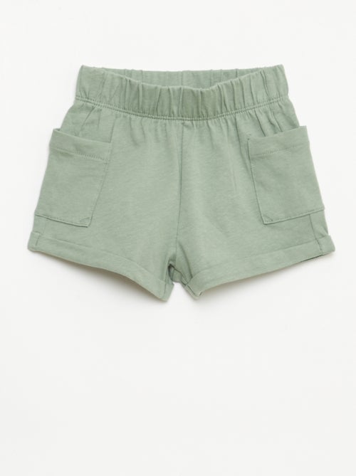 Pack 2 piezas pantalón corto + camiseta - Kiabi