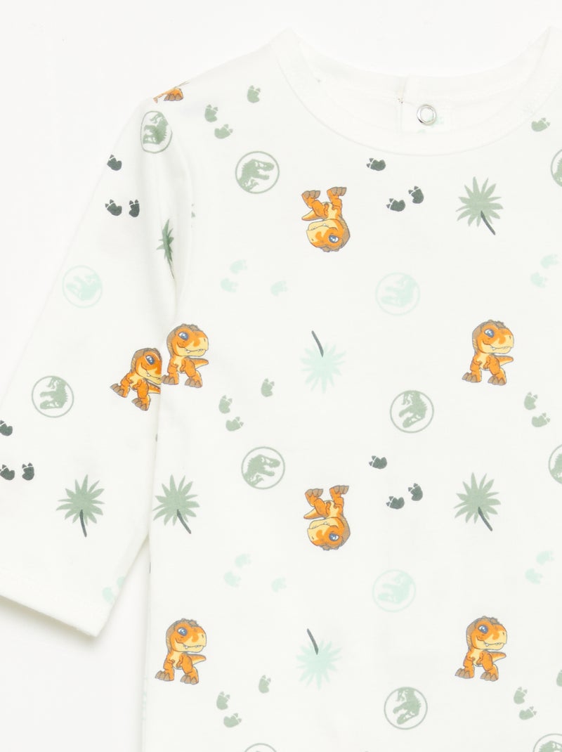 Pack 2 pijamas 'Jurassic World' Verde - Kiabi