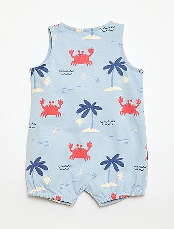 Pack 2 pijamas ligeros con abertura a presión