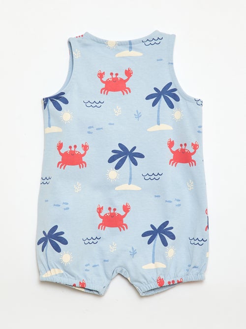 Pack 2 pijamas ligeros con abertura a presión - Kiabi