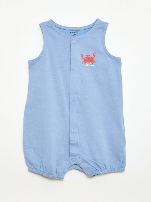 Pack 2 pijamas ligeros con abertura a presión - Kiabi