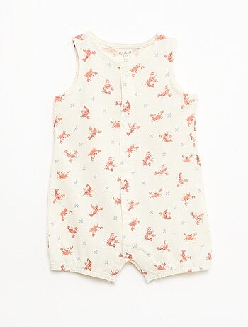 Pack 2 pijamas ligeros con abertura a presión