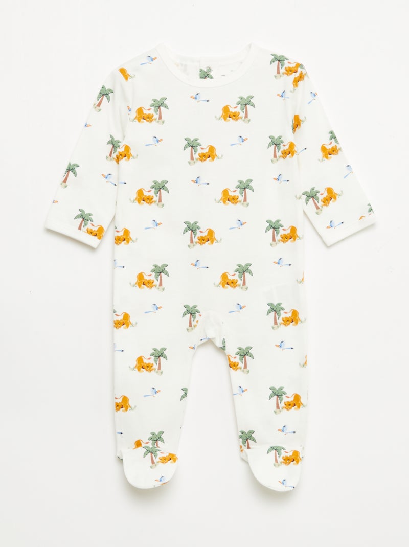 Pack 2 pijamas 'Simba' Beige - Kiabi