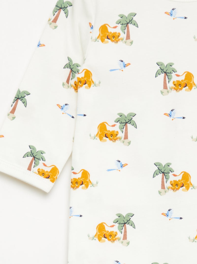 Pack 2 pijamas 'Simba' Beige - Kiabi