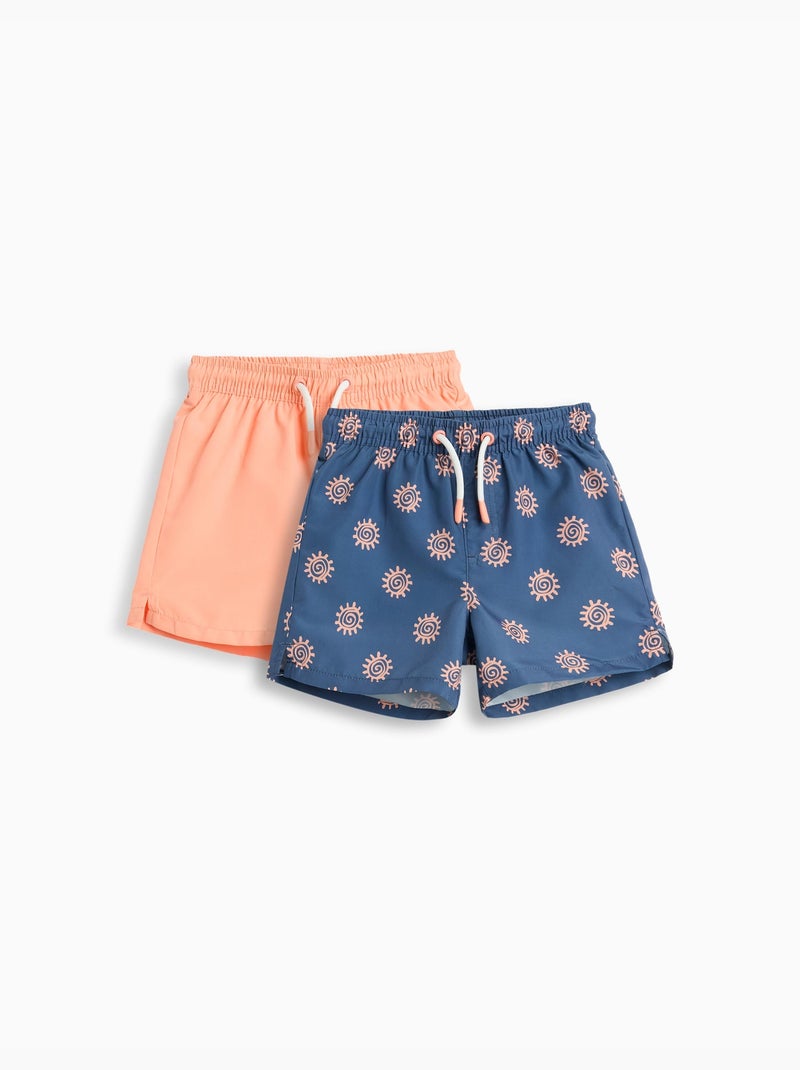 Pack 2 shorts de baño, MO Fashion Azul - Kiabi