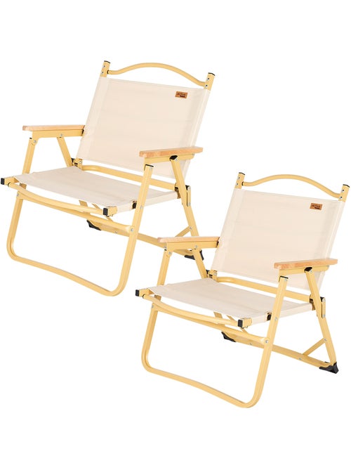 Pack 2 sillas glamping 47x42x62 cm con bolsillo aktive - Kiabi