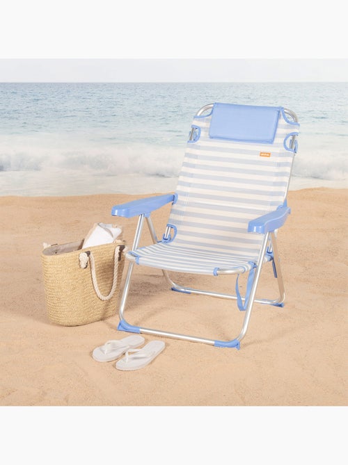 Pack 2 sillas playa alto multiposición 48x60x90 cm aktive - Kiabi