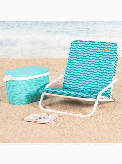Pack 2 sillas playa bajas 46x60x50 cm con bolsillo trasero aktive - Kiabi