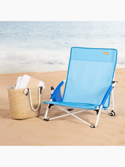 Pack 2 sillas playa bajo fija 50x49x66 cm aktive - Kiabi Pack 2 sillas playa bajo fija 50x49x66 cm aktive - Kiabi