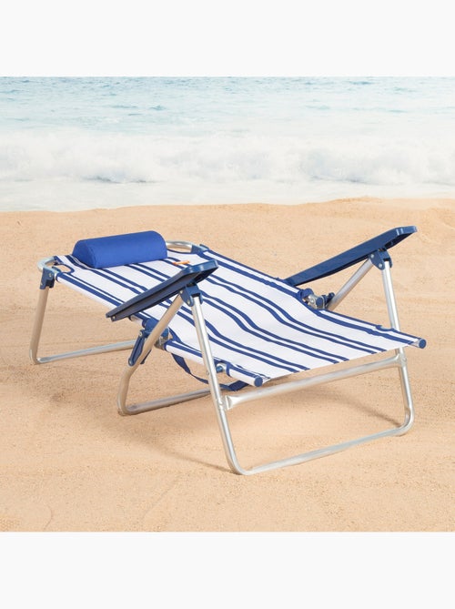Pack 2 sillas playa bajo multiposición 48x45x83 cm aktive - Kiabi