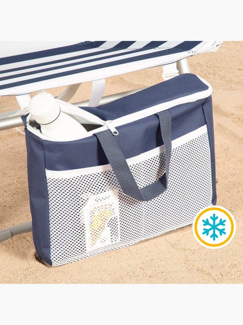 Pack 2 sillas playa media multiposición 48x58x80 cm con nevera y bolsillos aktive - Kiabi