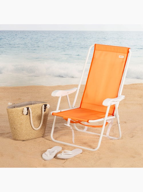 Pack 2 sillas playa medio fijas 44x40x81 cm aktive - Kiabi