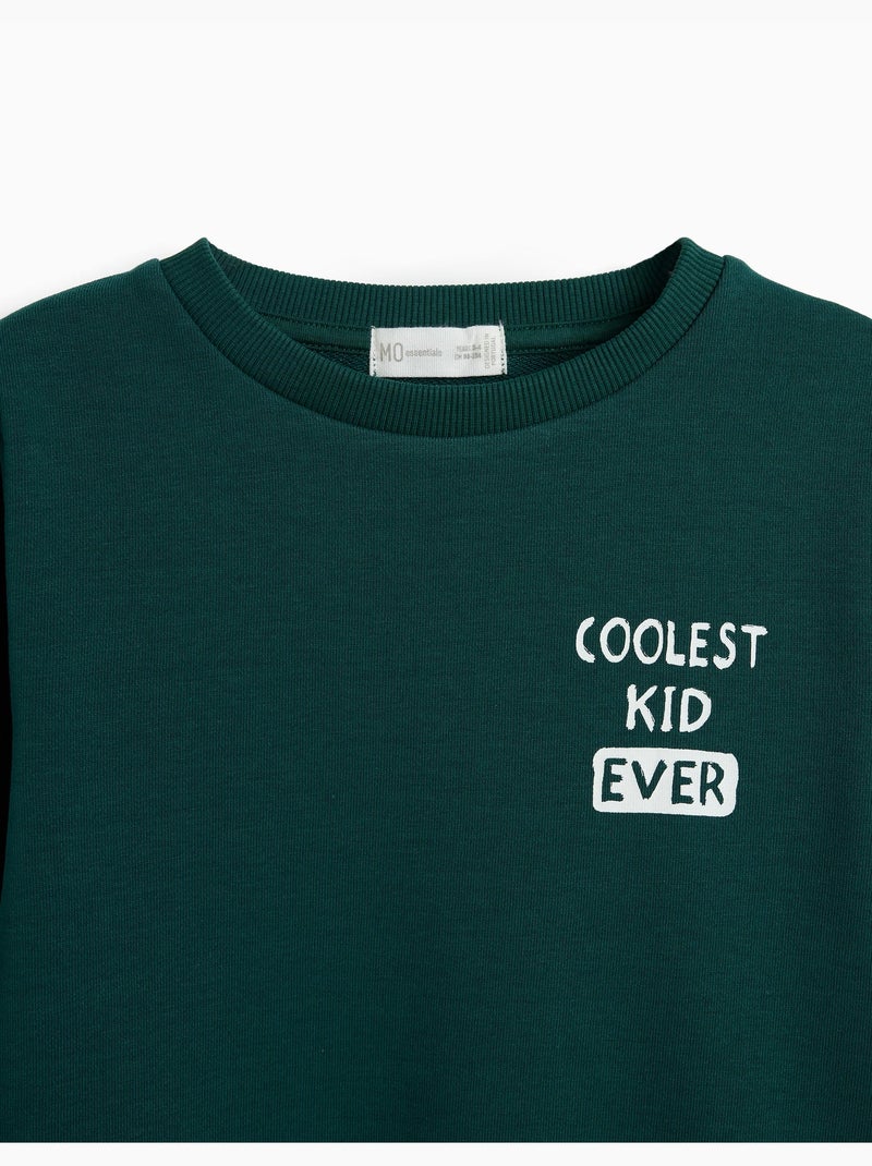 Pack 2 sudaderas de felpa, MO Fashion Verde - Kiabi