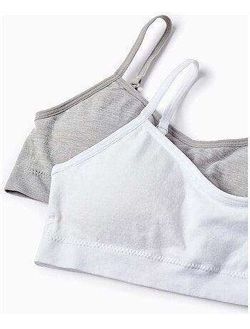 Pack 2 sujetadores con almohadilla extraíble