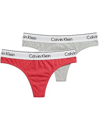 Pack 2 tangas calvin klein jeans mujer