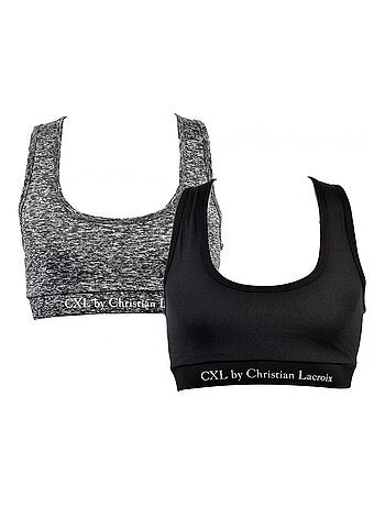 Pack 2 tops deportivos mujer LACROIX X2