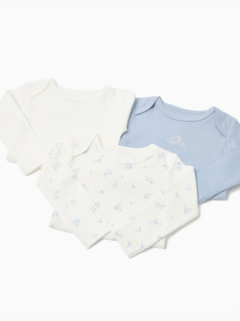 Pack 3 bodies de manga larga, MO Fashion Multicolor - Kiabi