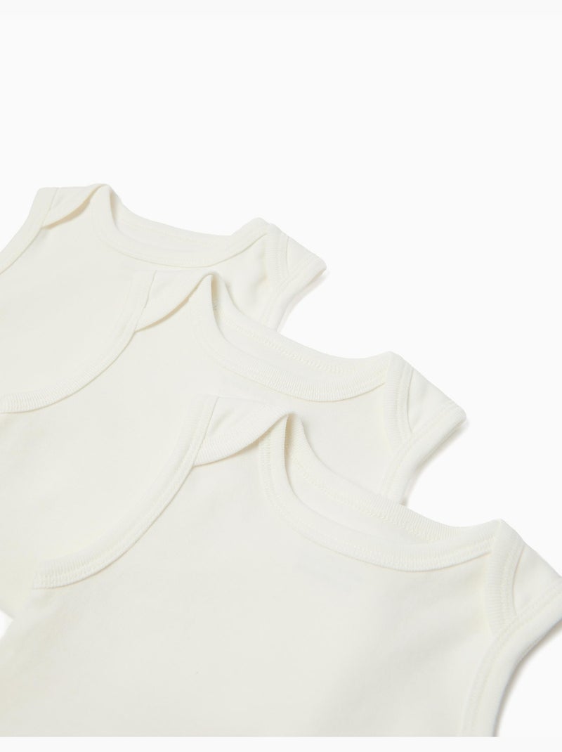 Pack 3 bodies sin mangas, MO Fashion Blanco - Kiabi