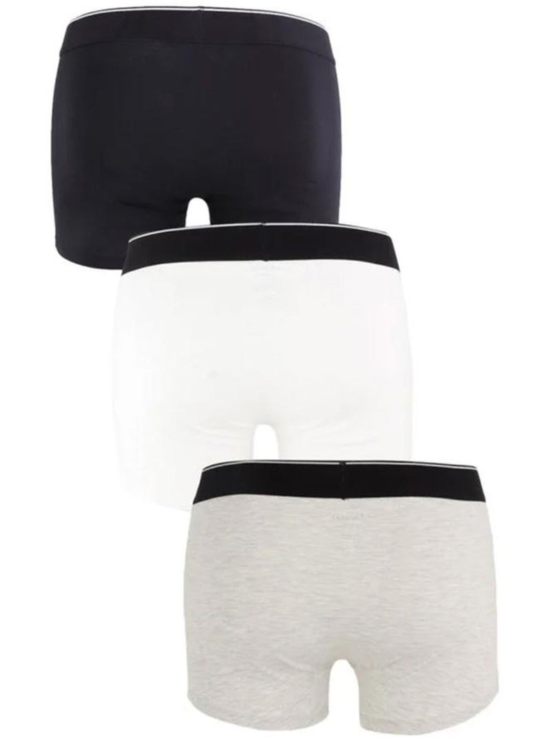 Pack 3 Bóxers de Hombre Kaporal - Negro Blanco Gris - Kiabi