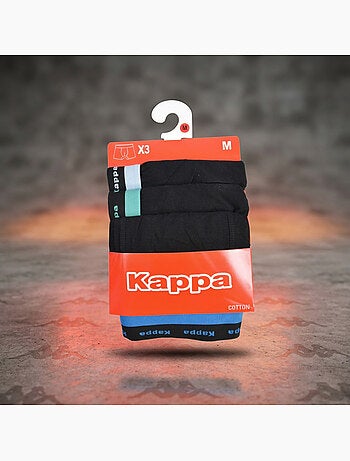 Pack 3 Boxers Hombre Algodón Cinturón Elástico KAPPA