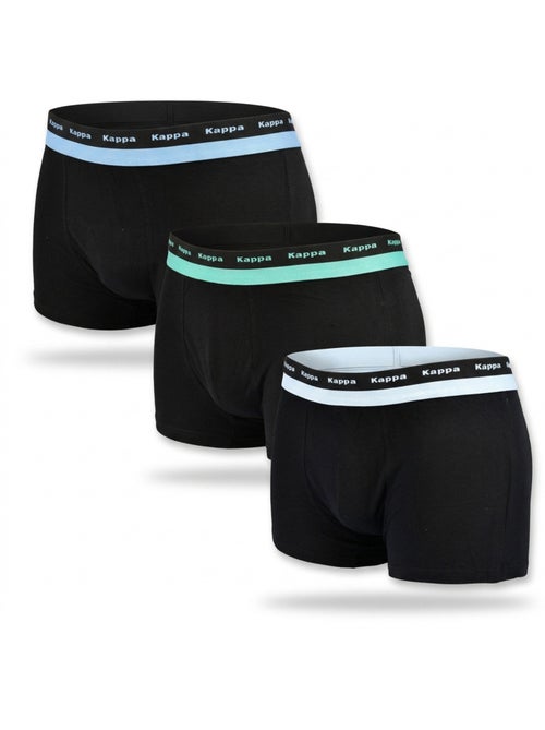 Pack 3 Boxers Hombre Algodón Cinturón Elástico KAPPA - Kiabi Pack 3 Boxers Hombre Algodón Cinturón Elástico KAPPA - Kiabi