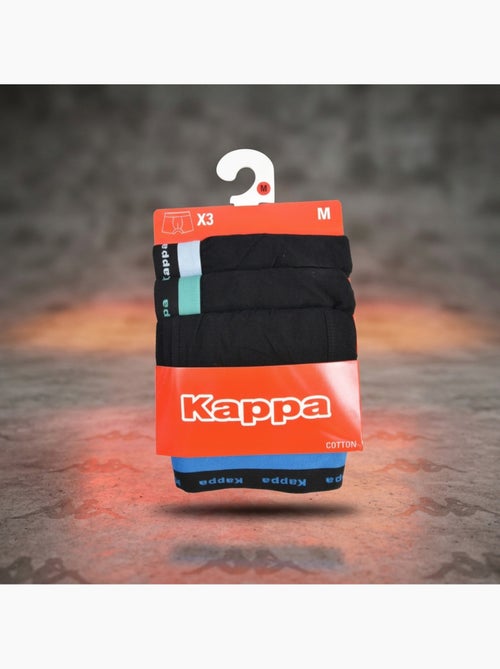Pack 3 Boxers Hombre Algodón Cinturón Elástico KAPPA - Kiabi Pack 3 Boxers Hombre Algodón Cinturón Elástico KAPPA - Kiabi