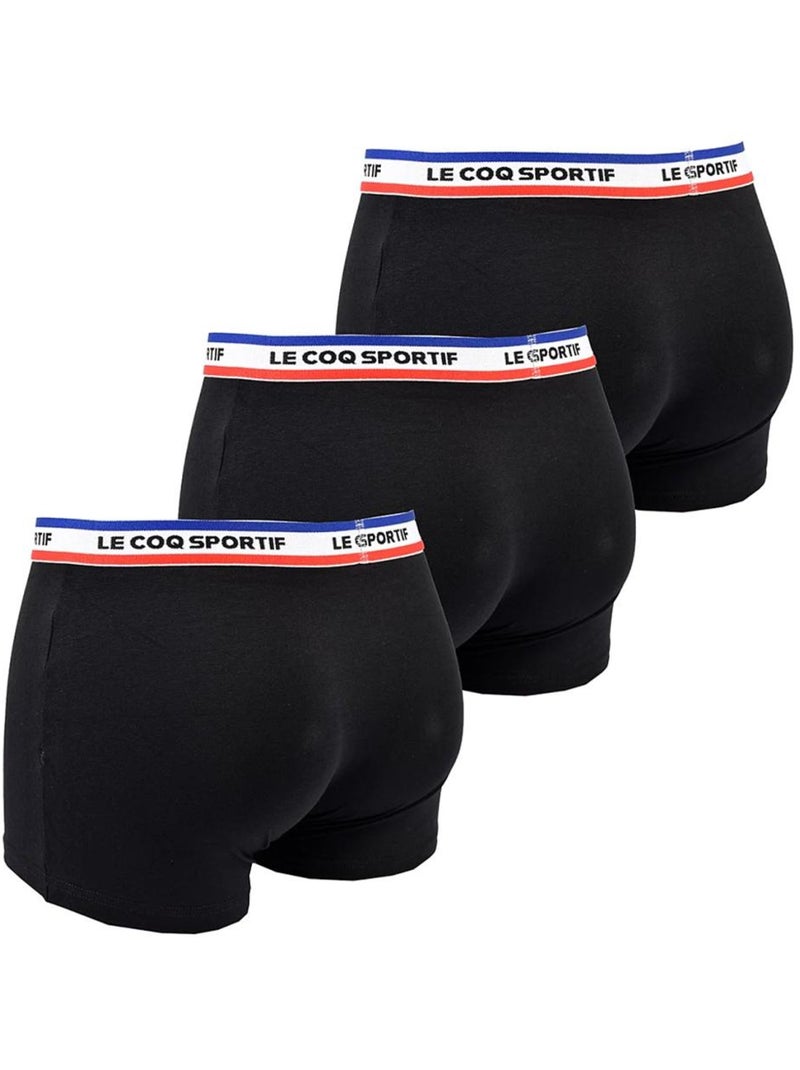 Pack 3 Bóxers Hombre Le Coq Sportif Negro - Kiabi