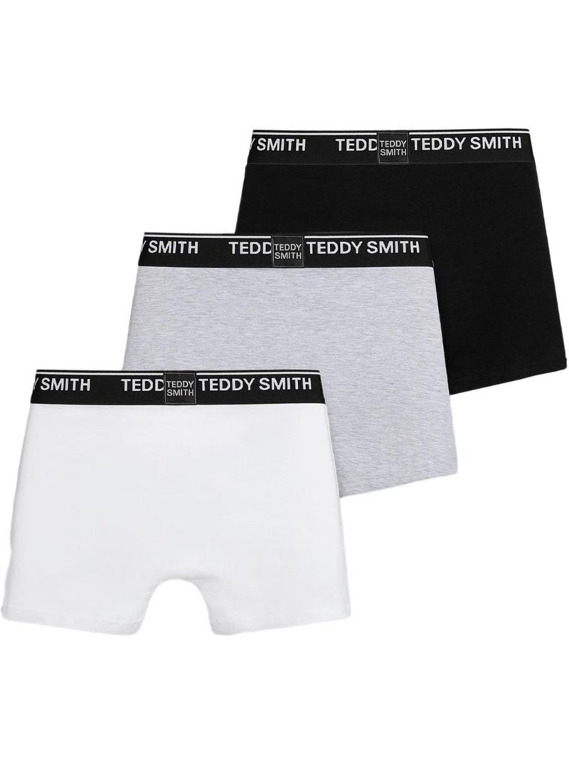 Pack 3 Bóxers Hombre Teddy Smith Negro - Kiabi