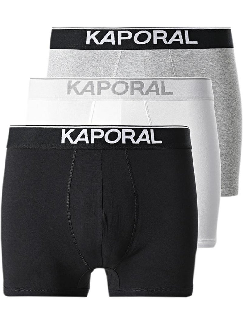 Pack 3 Bóxers Kaporal para Hombre - Gris plateado - Kiabi