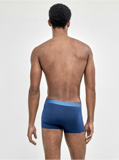 Pack 3 boxers lisos y microestampado, de modal - Kiabi Pack 3 boxers lisos y microestampado, de modal - Kiabi