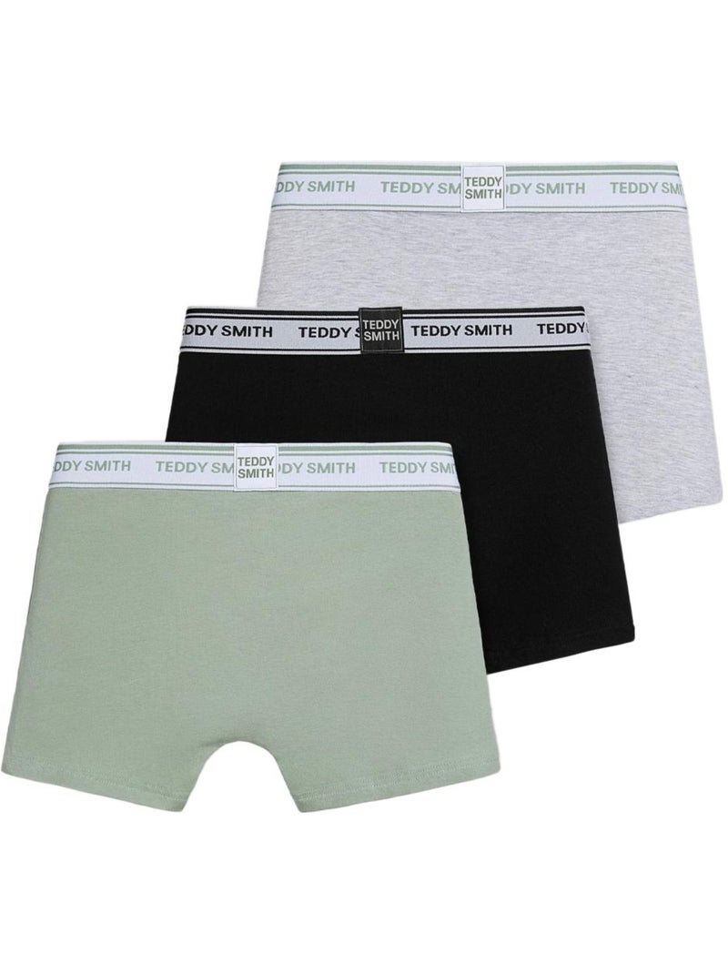 Pack 3 Bóxers Teddy Smith para Hombre Negro - Kiabi