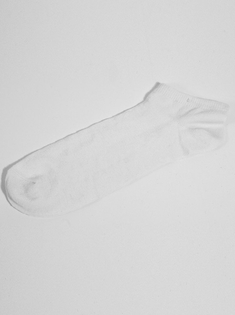 Pack 3 Calcetines cortos Kebello Blanco - Kiabi