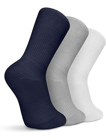 Pack 3 calcetines golf algodón orgánico golf hombre y mujer echo