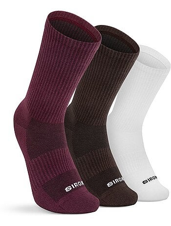 Pack 3 calcetines golf algodón orgánico golf hombre y mujer rough classic