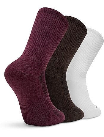 Pack 3 calcetines golf algodón orgánico golf hombre y mujer rough classic