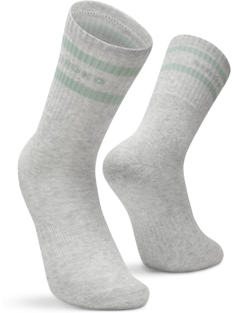 Pack 3 calcetines media caña deporte fitness hombre y mujer sidekick Rosa - Kiabi