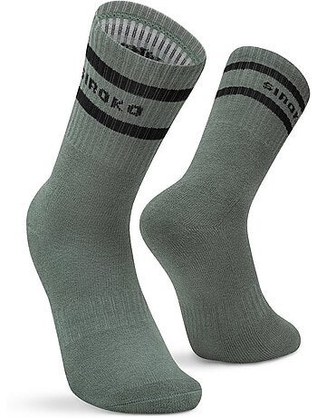Pack 3 calcetines media caña deporte fitness hombre y mujer sidekick slate
