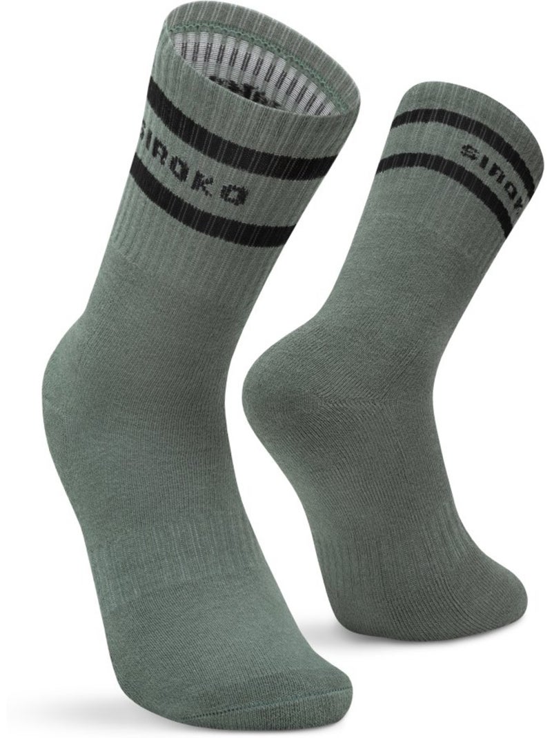 Pack 3 calcetines media caña deporte fitness hombre y mujer sidekick slate Blanco - Kiabi