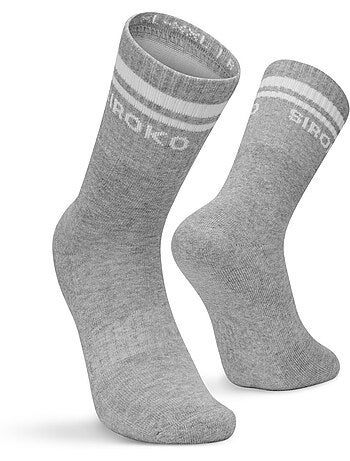 Pack 3 calcetines media caña deporte fitness hombre y mujer tribe