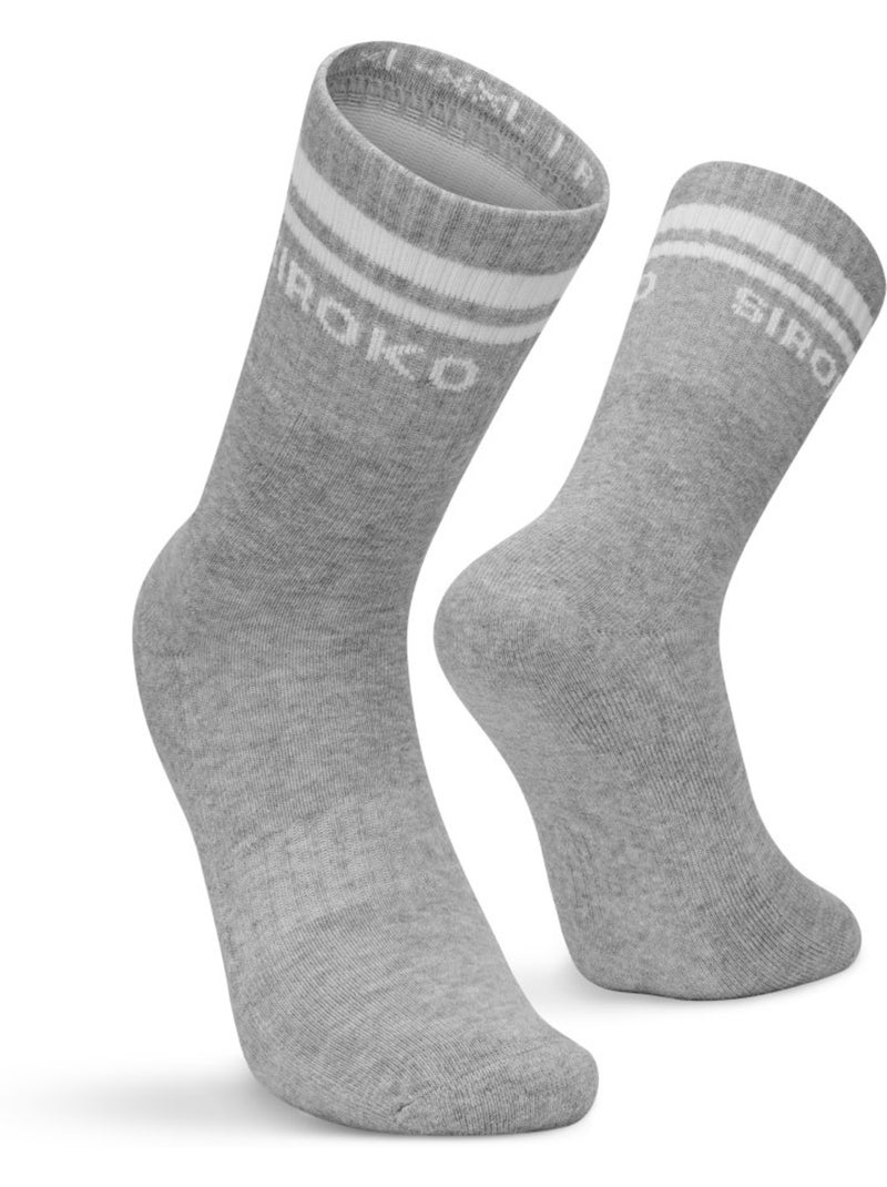 Pack 3 calcetines media caña deporte fitness hombre y mujer tribe Negro - Kiabi