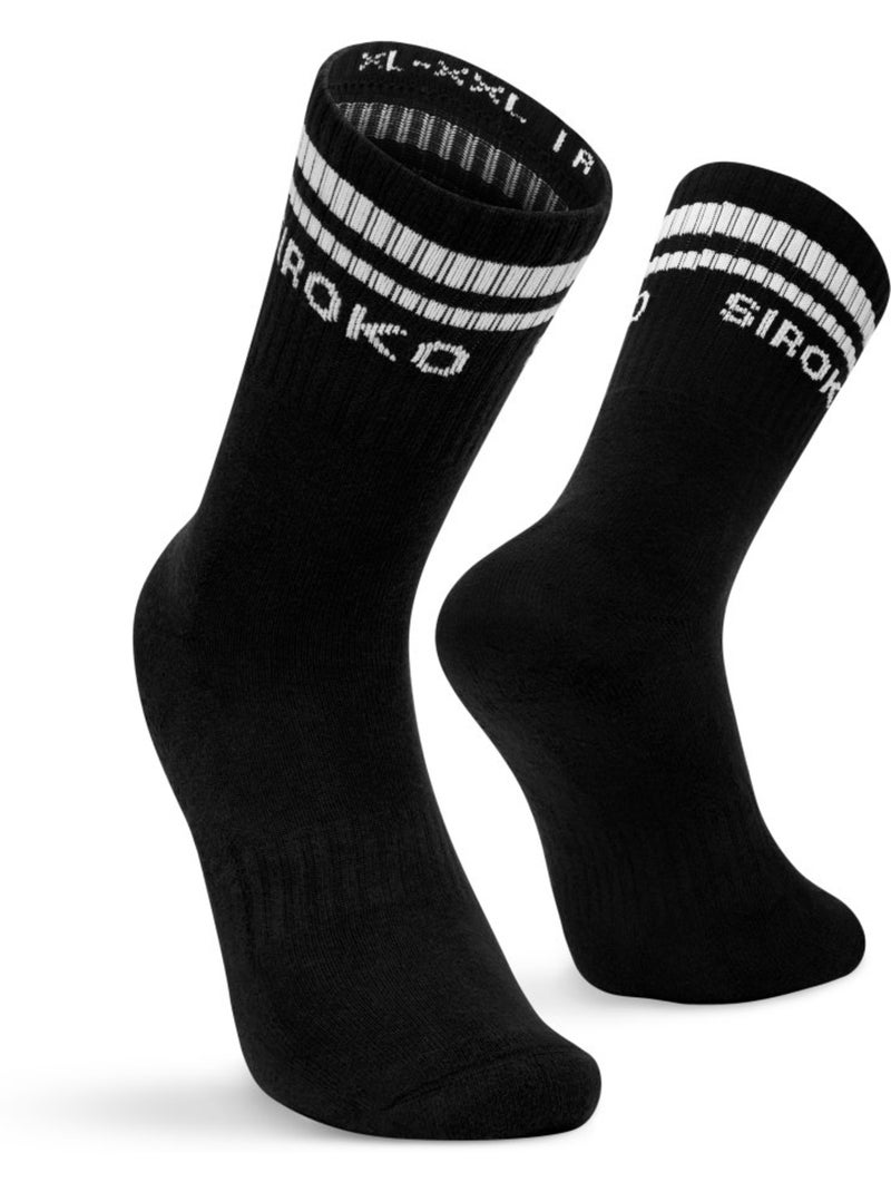 Pack 3 calcetines media caña deporte fitness hombre y mujer tribe Negro - Kiabi