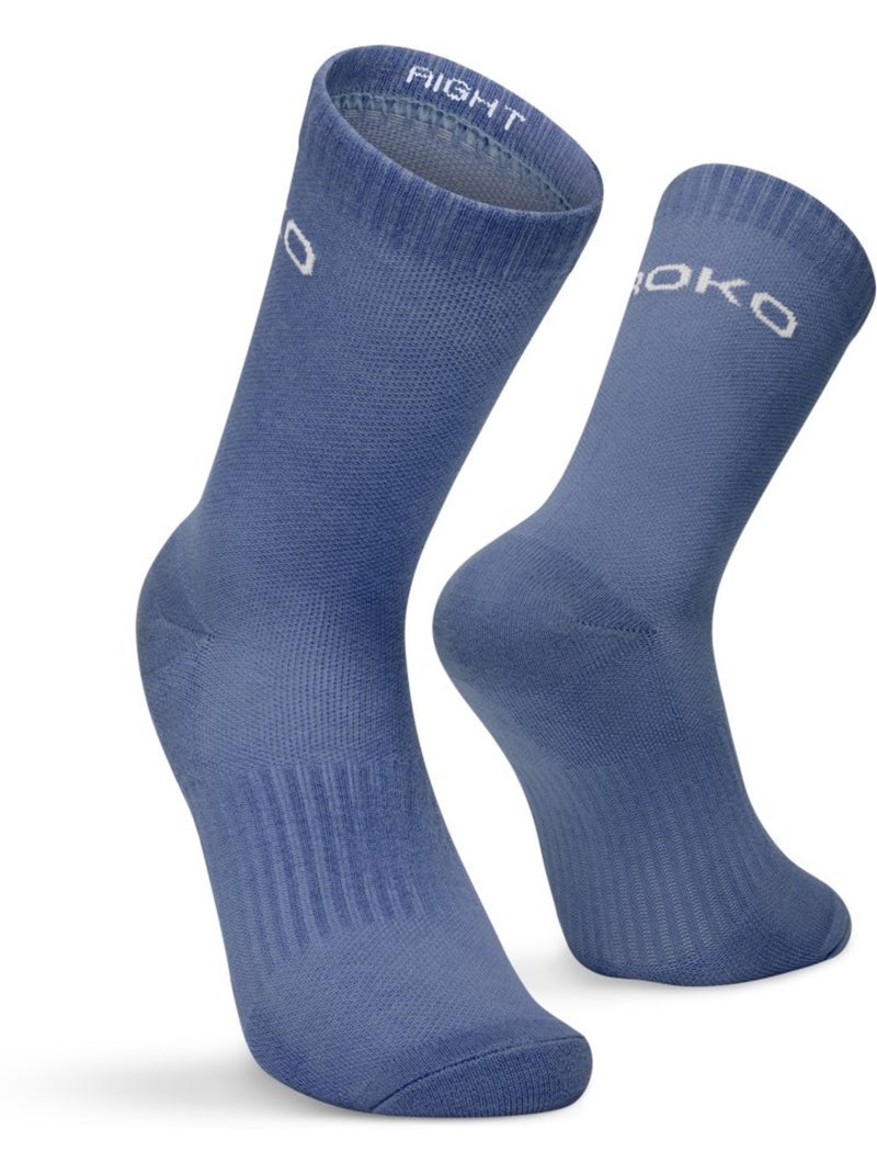 Pack 3 calcetines media caña pádel pádel hombre y mujer vira celestial Blanco - Kiabi