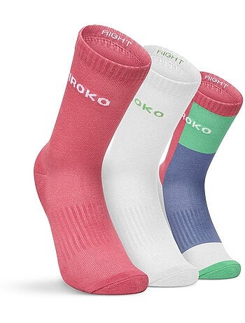 Pack 3 calcetines media caña pádel pádel hombre y mujer vira erit