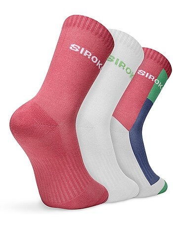 Pack 3 calcetines media caña pádel pádel hombre y mujer vira erit