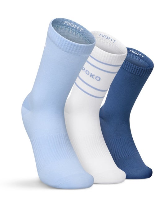 Pack 3 calcetines media caña tenis tenis hombre y mujer 3motion blues - Kiabi Pack 3 calcetines media caña tenis tenis hombre y mujer 3motion blues - Kiabi