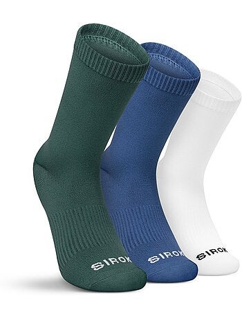 Pack 3 calcetines media caña tenis tenis hombre y mujer 3motion heritage