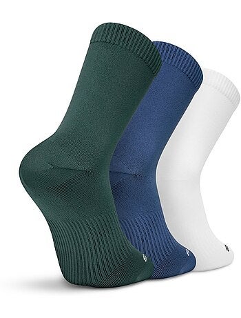 Pack 3 calcetines media caña tenis tenis hombre y mujer 3motion heritage
