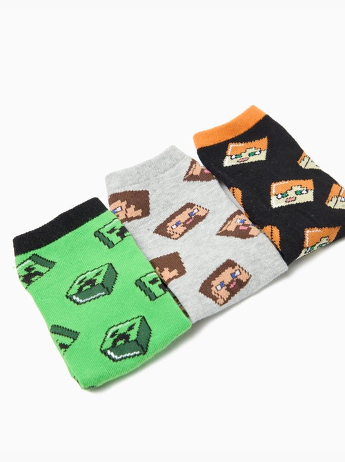Pack 3 calcetines 'Minecraft', MO Fashion - Kiabi