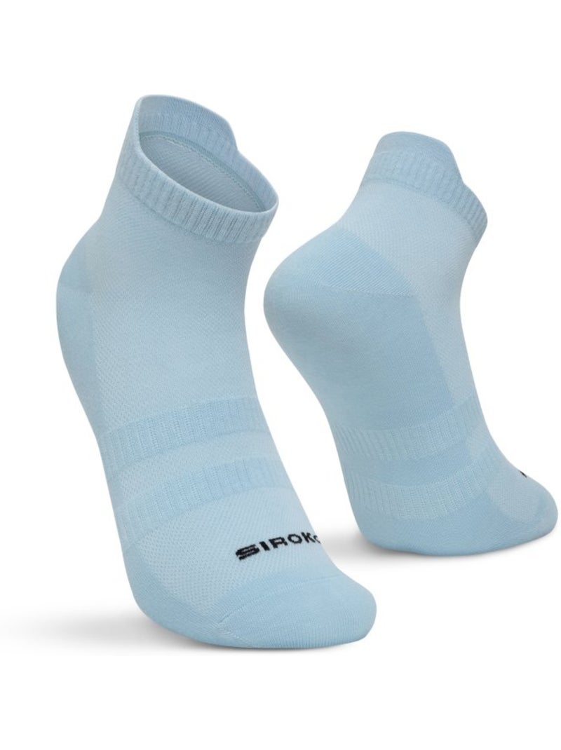 Pack 3 calcetines tobilleros golf algodón orgánico golf hombre y mujer torrey Azul - Kiabi