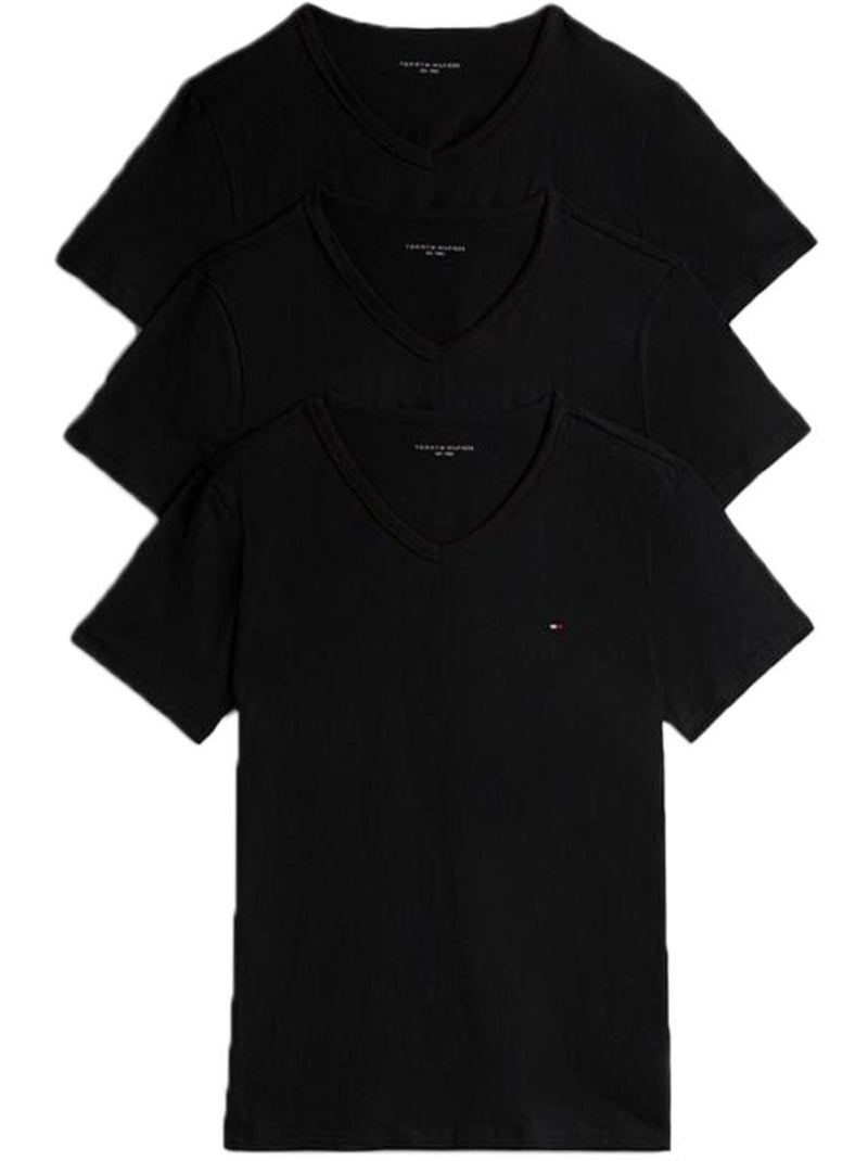 Pack 3 Camisetas de Hombre Tommy Hilfiger Negro - Kiabi